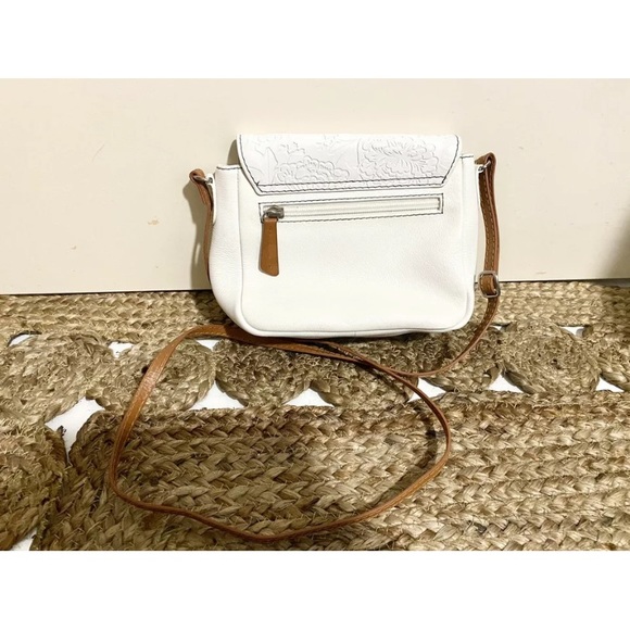 COLORADO White Small Light Embossed Leather  Bag - Picture 2 of 6